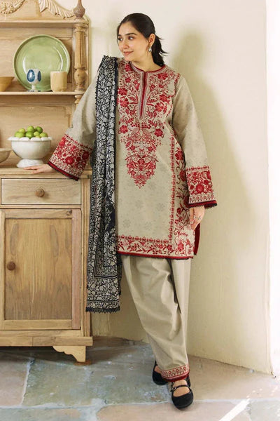 3pc-Printed-Embroidered-Lawn HC 104