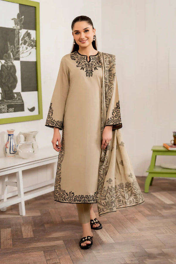 3PC-PRINTED-EMBROIDERED-LAWN HC 109