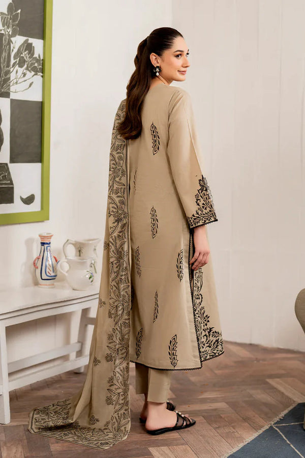 3PC-PRINTED-EMBROIDERED-LAWN HC 109